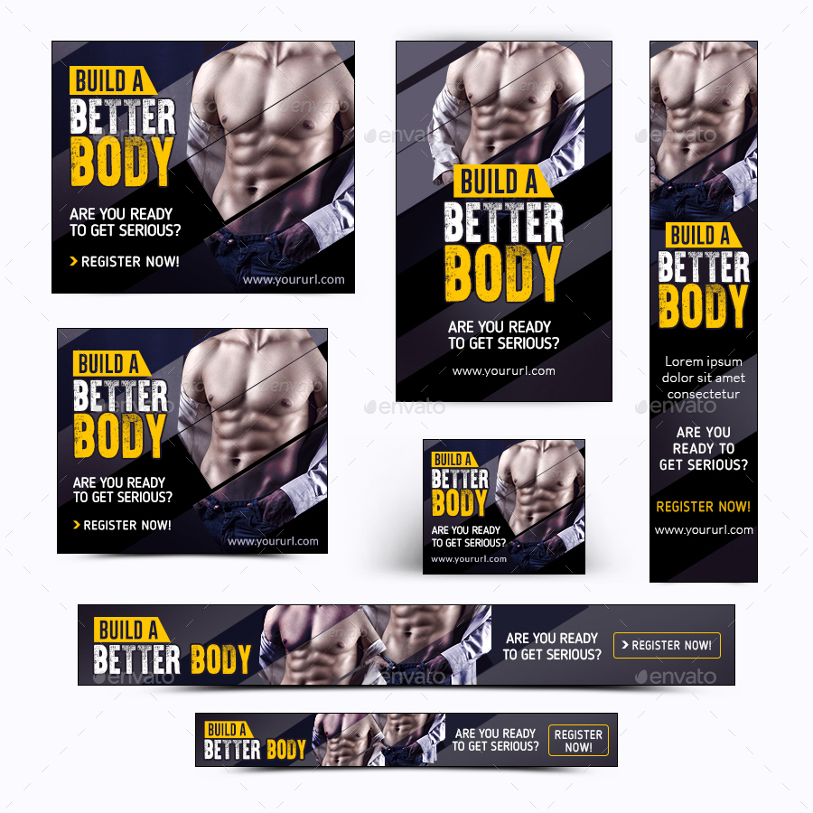 Fitness Banners by Hyov GraphicRiver
